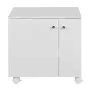 BIANC GABINETE INFERIOR 2 PORTAS C/RODÍZIOS - BRANCO - Foto 1