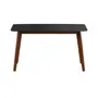 NOZES/PRETO - MESA DE JANTAR EXTENSÍVEL 1,36 M/1,76 M X 90 CM OREGON