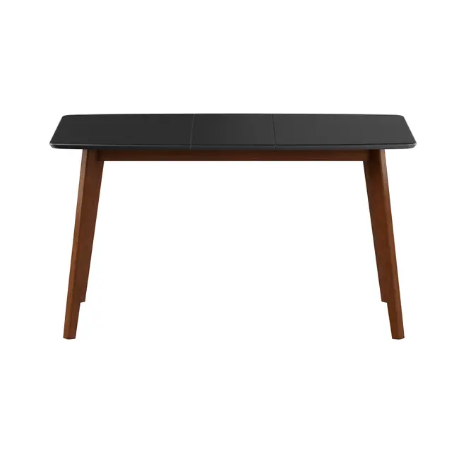 MESA DE JANTAR EXTENSÍVEL 1,36 M/1,76 M X 90 CM OREGON - NOZES/PRETO - Foto 1