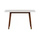 NOZES/BRANCO - MESA DE JANTAR EXTENSÍVEL 1,36 M/1,76 M X 90 CM OREGON