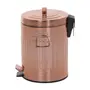 LIXEIRA COM PEDAL 5 L BOULEVARD - COBRE - Foto 3