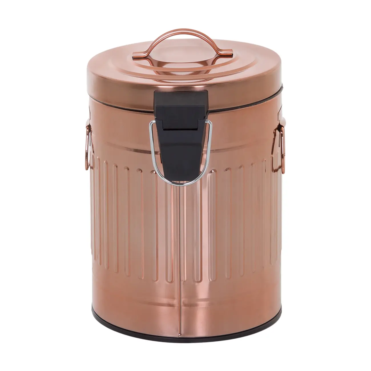 LIXEIRA COM PEDAL 5 L BOULEVARD - COBRE - Foto 4