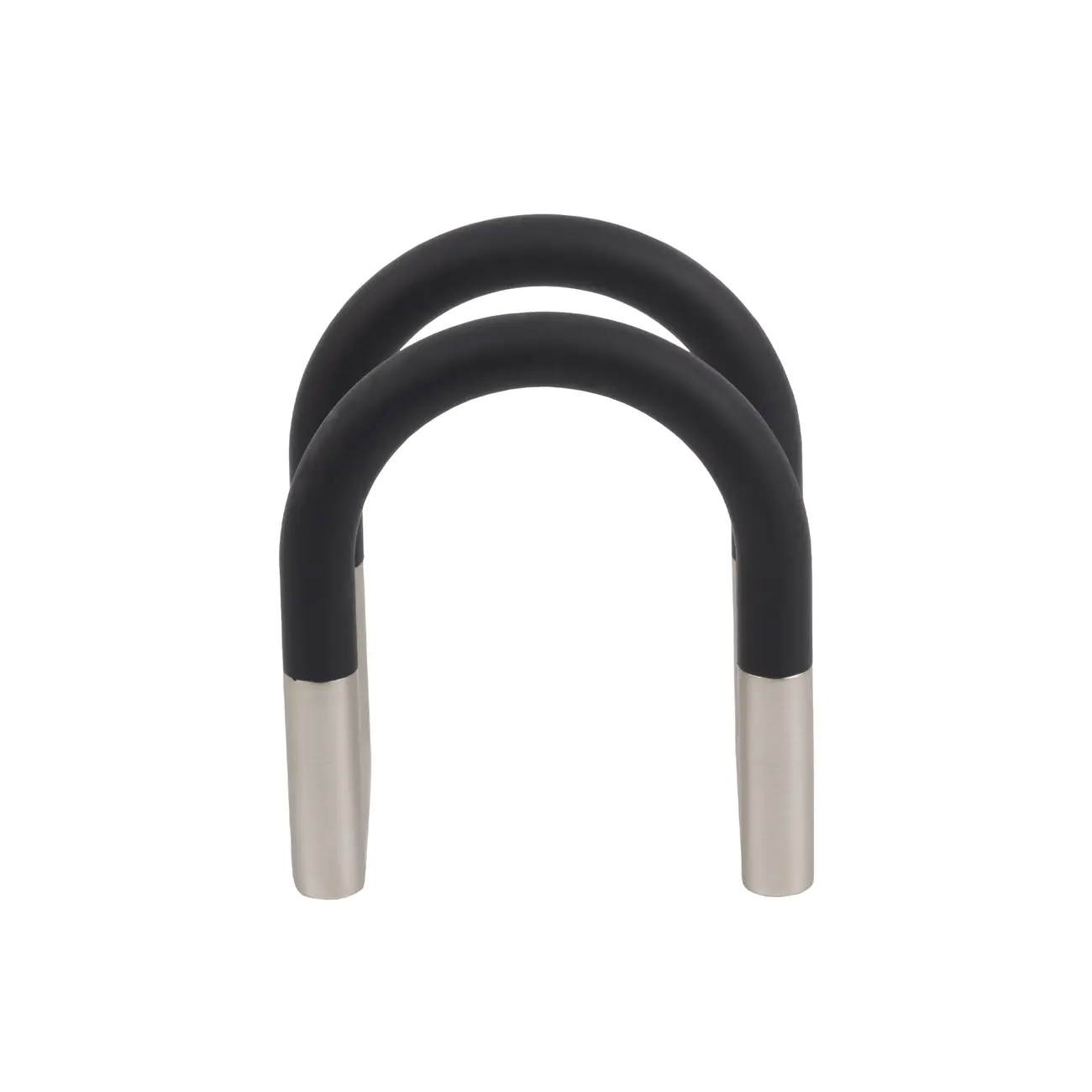 PORTA-GUARDANAPO SWIVEL - CROMADO/PRETO - Foto 1