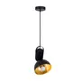 LUMINÁRIA DE TETO PARABOLIC - PRETO/DOURADO - Foto 1