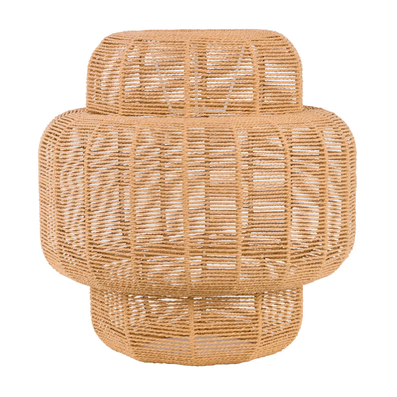 CÚPULA TETO 40 CM X 40 CM GAOZU - NATURAL - Foto 1