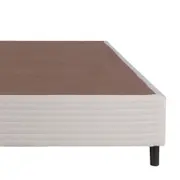 BASE PARA CAMA BOX DE CASAL 1,38 M MIDDLE - CINZA/PRETO - Foto 4