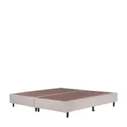BASE PARA CAMA BOX KING 1,93 M MIDDLE - CINZA/PRETO - Foto 1