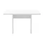 BRANCO/BRANCO - MESA DE JANTAR 1,30 M X 80 CM GLEEN