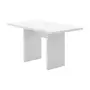 MESA DE JANTAR 1,30 M X 80 CM GLEEN - BRANCO/BRANCO - Foto 2