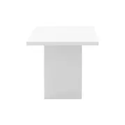 MESA DE JANTAR 1,30 M X 80 CM GLEEN - BRANCO/BRANCO - Foto 3