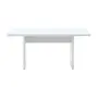 MESA DE JANTAR 1,60 M X 80 CM GLEEN - BRANCO/BRANCO - Foto 1