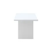 MESA DE JANTAR 1,60 M X 80 CM GLEEN - BRANCO/BRANCO - Foto 3