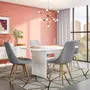 MESA DE JANTAR 1,60 M X 80 CM GLEEN - BRANCO/BRANCO - Foto 5