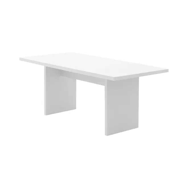 MESA DE JANTAR 1,80 M X 90 CM GLEEN - BRANCO/BRANCO - Foto 2