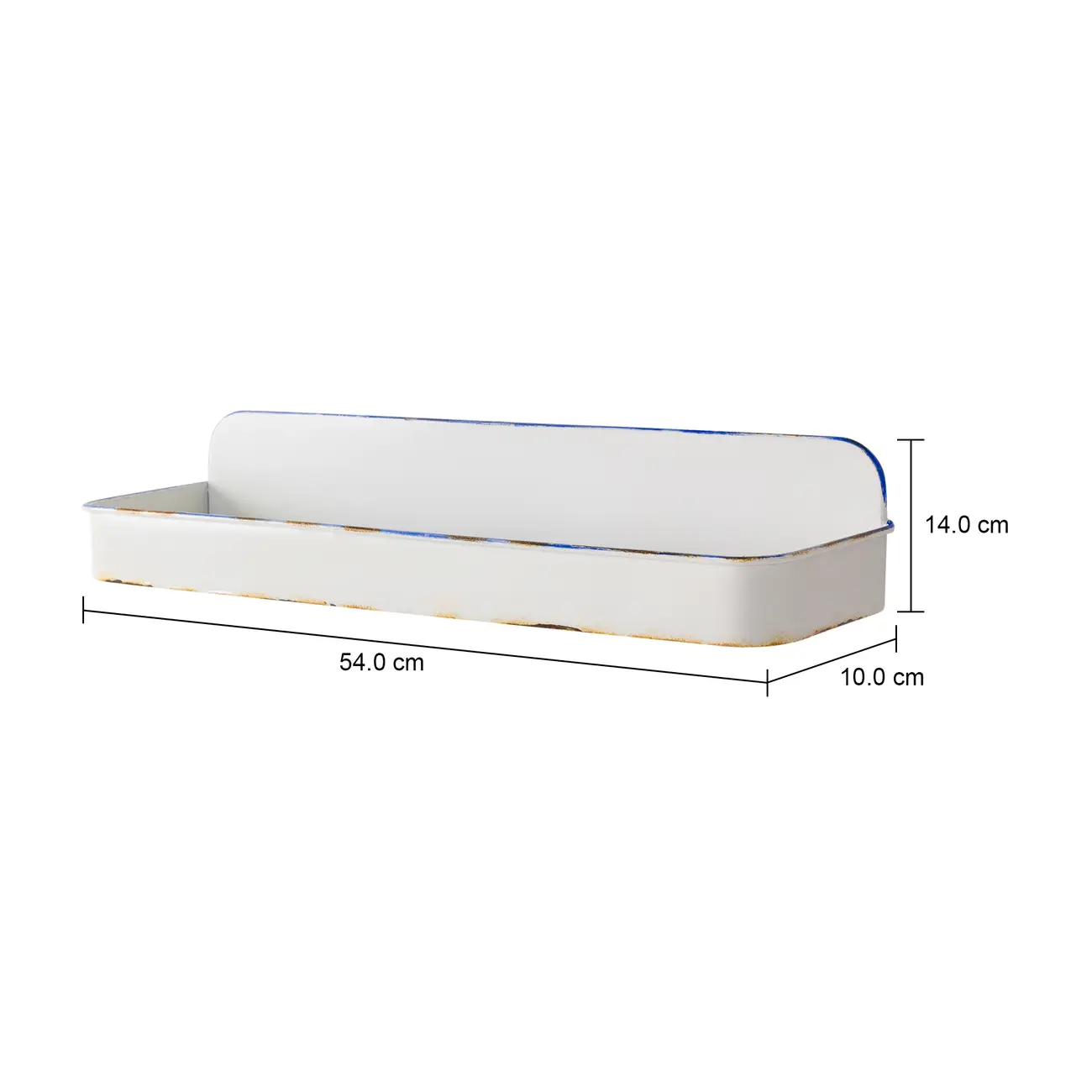 PRATELEIRA 14 CM X 54 CM X 10 CM CHARMANT - BRANCO PROVENCE - Foto 3