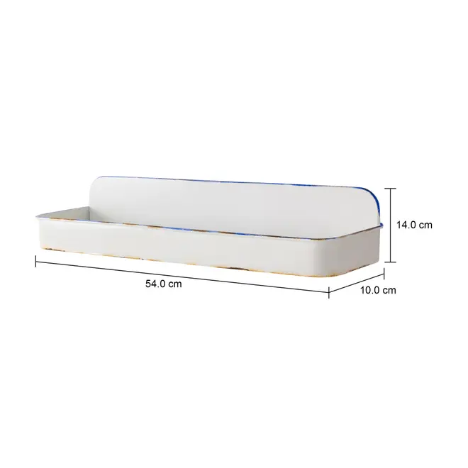 PRATELEIRA 14 CM X 54 CM X 10 CM CHARMANT - BRANCO PROVENCE - Foto 3