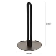PORTA-GUARDANAPO KEYHOLE - PRETO/PRATA - Foto 2
