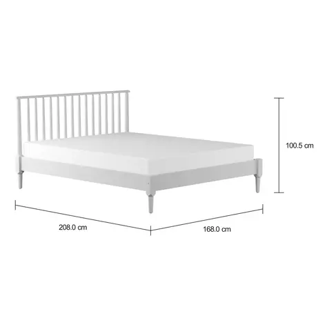 Imagem com medidas do produto CAMA QUEEN 1,58 M SKAND
