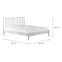 CAMA QUEEN 1,58 M SKAND - BRANCO - Foto 2