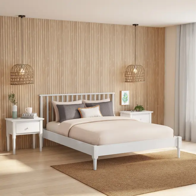 CAMA QUEEN 1,58 M SKAND - BRANCO - Foto 6