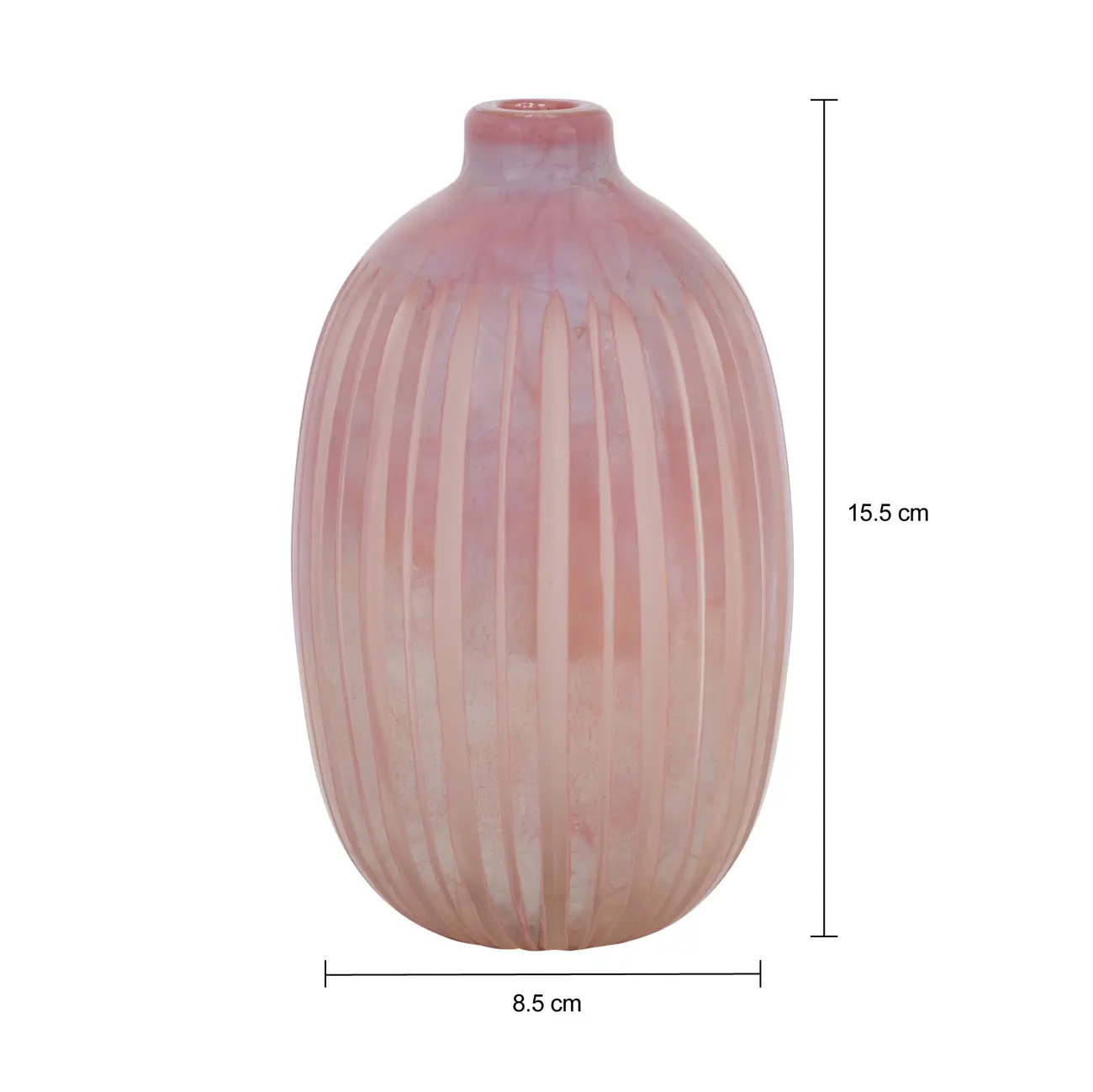 CREPA VASO 15 CM - QUARTZO ROSA/ROSA ANTIQUE - Foto 2