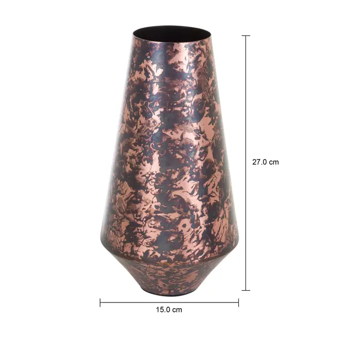 VASO 27 CM MAYEN - OLD COPPER - Foto 3
