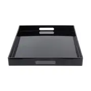 BANDEJA 48 CM X 35 CM NOIR - PRETO BRILHANTE - Foto 2