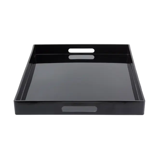 BANDEJA 48 CM X 35 CM NOIR - PRETO BRILHANTE - Foto 2
