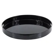 BANDEJA REDONDA 35 CM NOIR - PRETO BRILHANTE - Foto 1