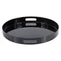 BANDEJA REDONDA 35 CM NOIR - PRETO BRILHANTE - Foto 2