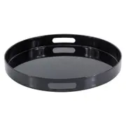 BANDEJA REDONDA 35 CM NOIR - PRETO BRILHANTE - Foto 2