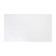 TOALHA DE PISO 80 CM X 48 CM VELVET - BRANCO - Foto 1