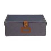 CAIXA 38 CM X 26 CM X 13 CM ARRANGE - CINZA - Foto 1