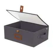 CAIXA 38 CM X 26 CM X 13 CM ARRANGE - CINZA - Foto 2