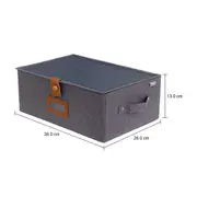 CAIXA 38 CM X 26 CM X 13 CM ARRANGE - CINZA - Foto 6