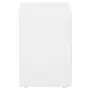 MESA DE CABECEIRA 3 GAVETAS NIZE - BRANCO - Foto 4
