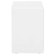 MESA DE CABECEIRA 3 GAVETAS NIZE - BRANCO - Foto 4