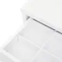 MESA DE CABECEIRA 3 GAVETAS NIZE - BRANCO - Foto 5