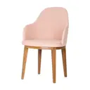 TAUARI/QUARTZO ROSA - CADEIRA COM BRAÇOS KLOE