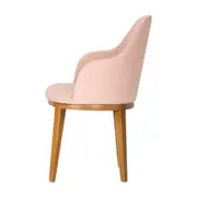 CADEIRA DE JANTAR COM BRAÇOS KLOE - TAUARI/QUARTZO ROSA - Foto 3