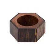 ARGOLA PARA GUARDANAPO COM 4 GEAR - CASTANHO - Foto 2