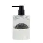 PORTA-DETERGENTE COM ESPONJA MARBLE - CINZA/PRETO - Foto 1