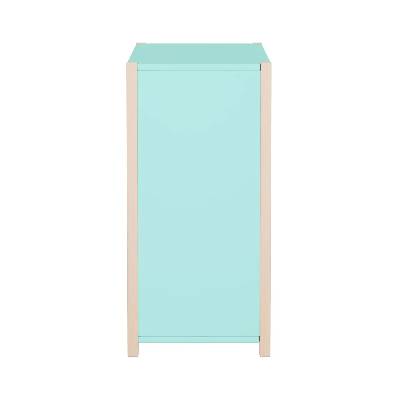 CÔMODA 4 GAVETAS/1 PORTA 1,07 M X 42 CM PIN PLAY - NATURAL WASHED/MENTA - Foto 15