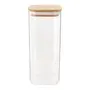 POTE HERMÉTICO 2,3 L BAMBUCCI - INCOLOR/BAMBU - Foto 2