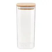 POTE HERMÉTICO 2,3 L BAMBUCCI - INCOLOR/BAMBU - Foto 2