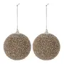 KIT COM 2 PINGENTES BOLAS SILVER COLORFUN XMAS - PRATA - Foto 1