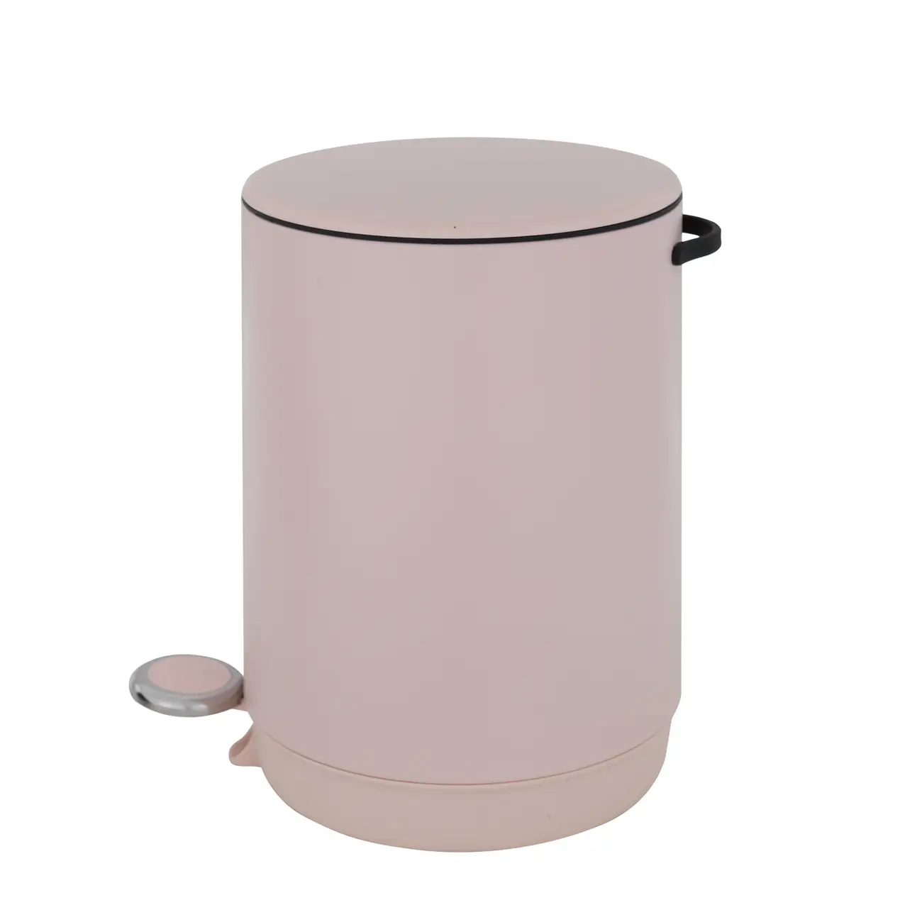 LIXEIRA COM PEDAL 5 L POUBELLE - QUARTZO ROSA - Foto 3