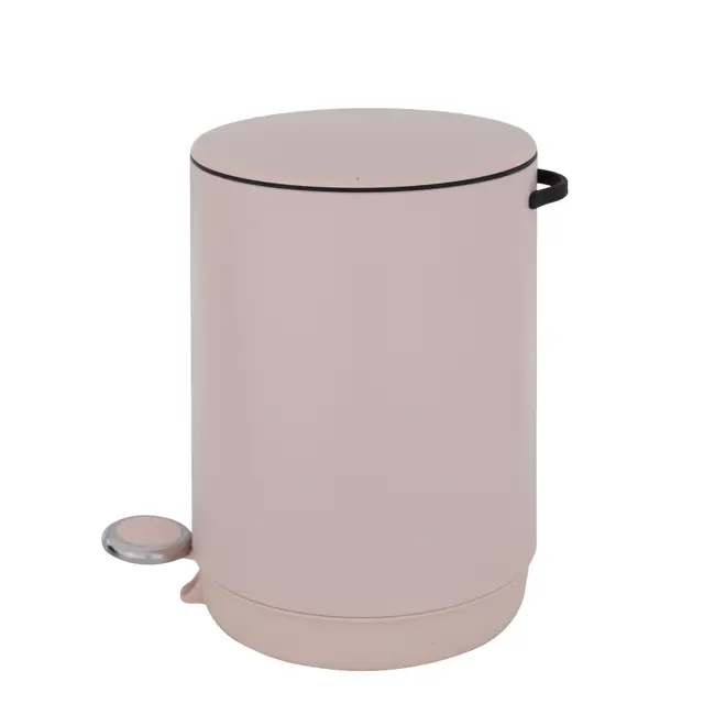 LIXEIRA COM PEDAL 5 L POUBELLE - QUARTZO ROSA - Foto 3