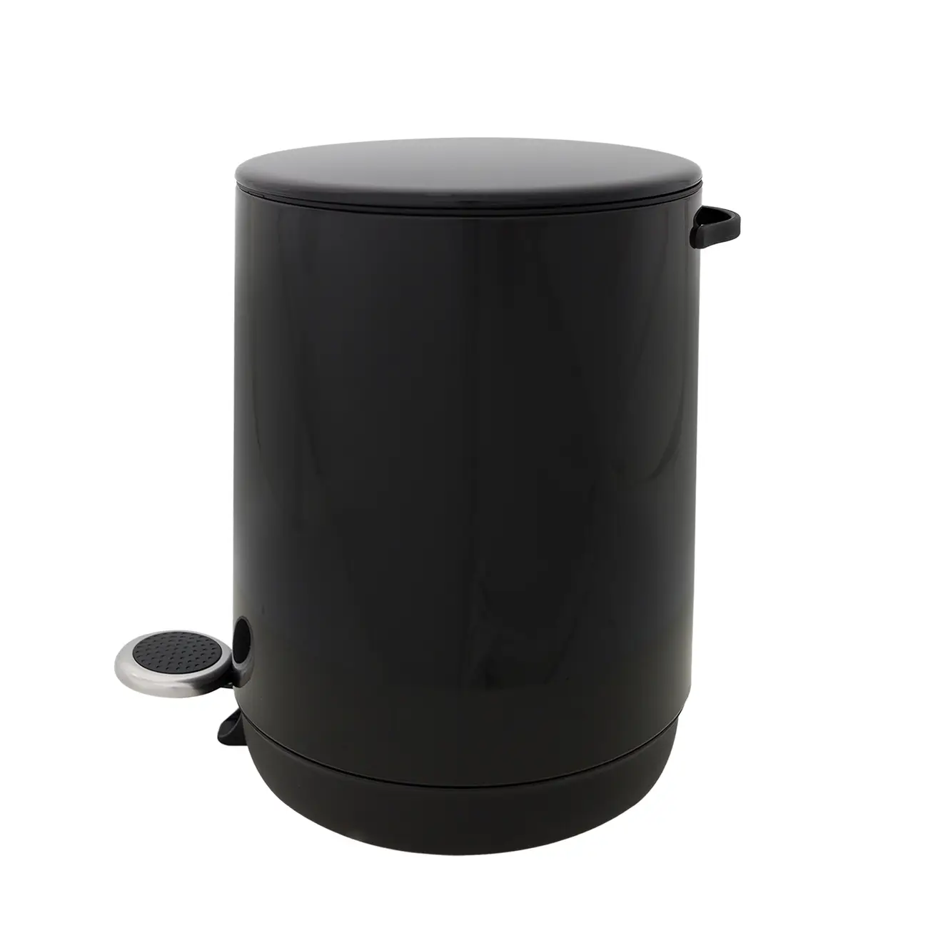 LIXEIRA COM PEDAL 5 L POUBELLE - PRETO - Foto 3