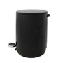 LIXEIRA COM PEDAL 5 L POUBELLE - PRETO - Foto 3